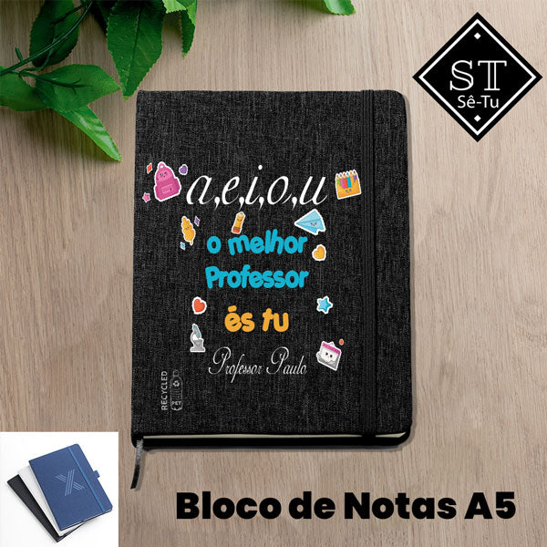 Bloco de Notas Professor A.E.I.O.U